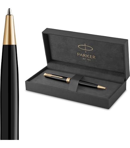 Amazon.com : Parker Duofold Ballpoint Pen, Classic Black with Gold